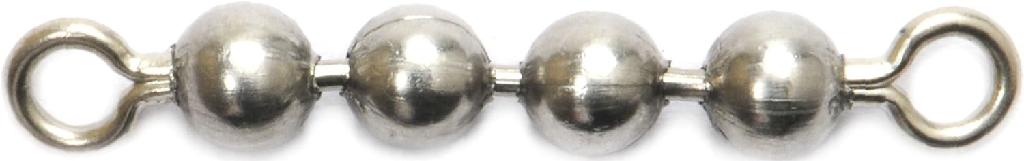 BRADS 4-BEAD CHAIN SWIVELS (5)