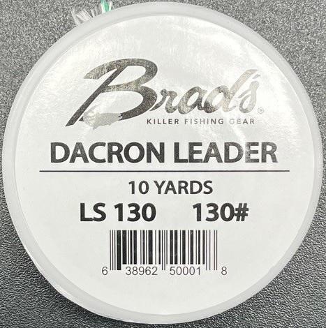 BRADS DACRON LEADER SPOOL 10YDS  130#