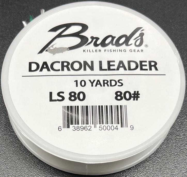 BRADS DACRON LEADER SPOOL 10YDS  80#