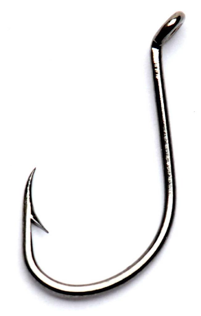 BRADS OCTOPUS HOOKS BLK/NIC (50) SZ.1/0