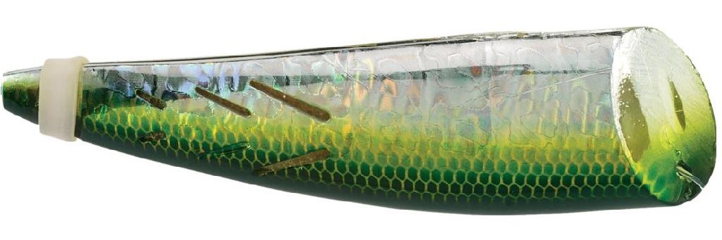 BRADS 4'SUPER CUT PLUG RIG SHAMROCK (Holographic silver/green back)