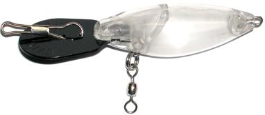 Gunarama Brad's Mag Bait Diver WBD00 Clear Fishing Lure for Bass Trout - BRADS