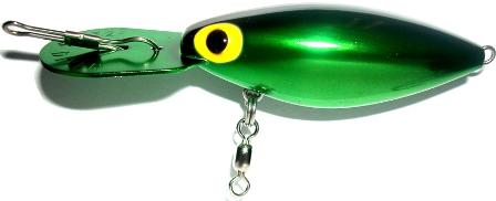 BRADS MAG BAIT DIVER  MET.GRN/BLK-BACK