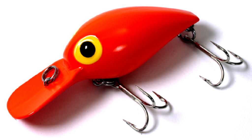 BRADS 3/4oz MAG WIGGLER FLOUR. ORANGE