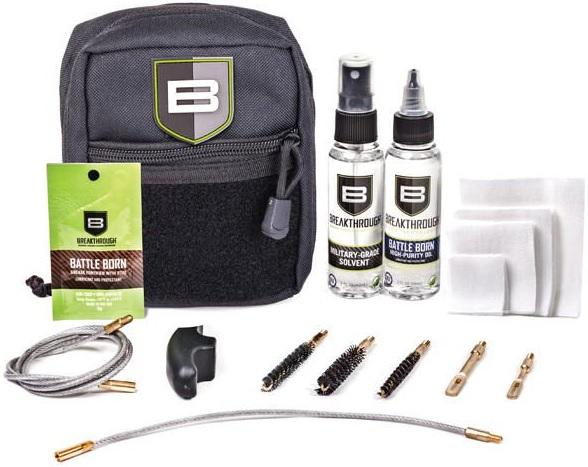 Breakthrough BT-QWIC-MIL-BLK Cable Pull Cleaning Kit 223/30cal/9mm