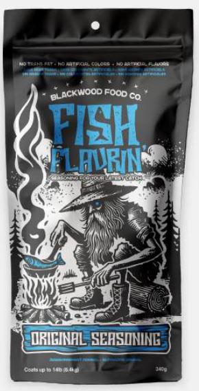 BLACKTUSK FISH FLAVRIN-ORIGINAL SEASONING (340 GRAMS-COATS UP TO 14LBS)