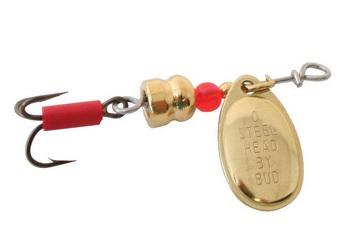 BUD'S STEELHEAD SPINNER SZ.0 BRASS