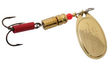 BUD'S STEELHEAD SPINNER SZ.3 BRASS