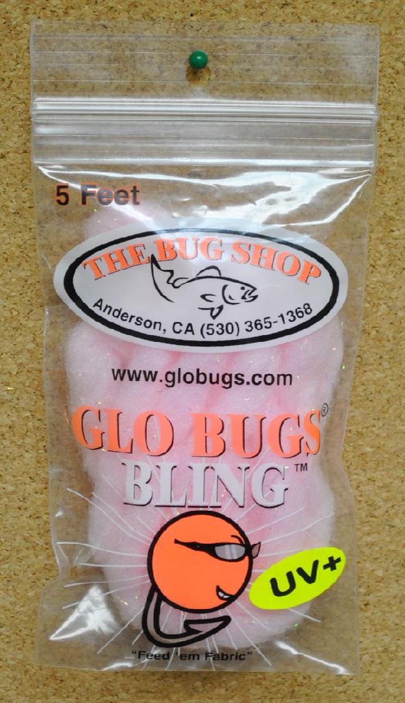 BUG SHOP BLING YARN 5' BLING COTTONCANDY