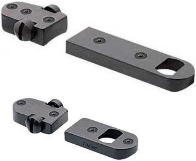 BURRIS 2-PC TRUMOUNT BASE-REMINGTON 700 LONG & SHORT  NICKEL
