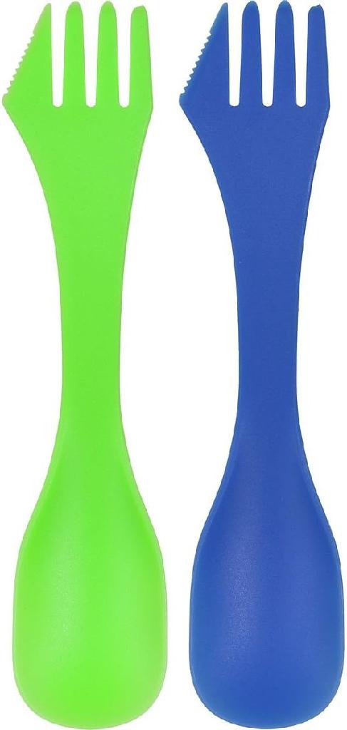 CADDIS SPORTS-ALPINE MTN GEAR SPORK 2-PK (BLUE & GREEN) - Gunarama