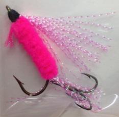 CALR KOKANEE FLY  FLUORESCENT PINK