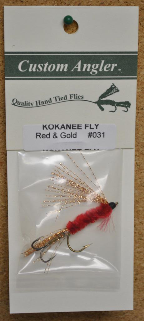 CALR KOKANEE FLY  RED AND GOLD - CALR