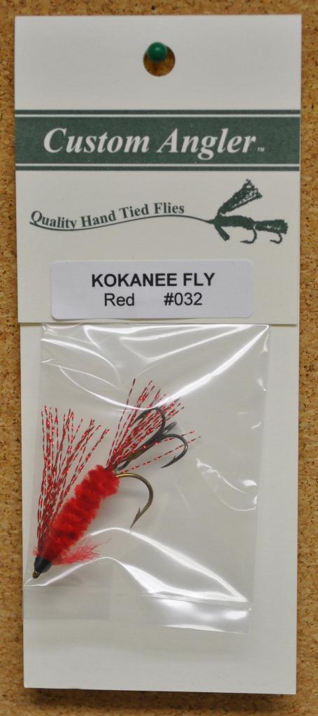 CALR KOKANEE FLY  RED AND RED - CALR