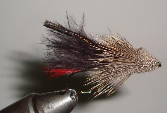 C/A FLIES MARABOU MUDDLER BLACK #8 (12)