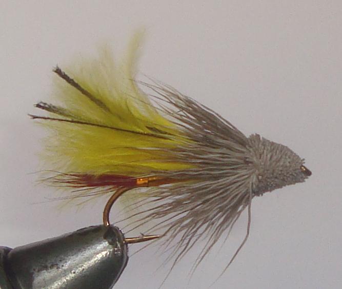 C/A FLIES MARABOU MUDDLER YELLOW #6 (12)