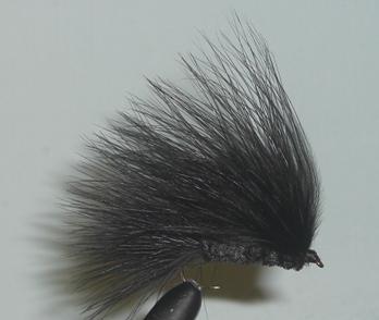C/A FLIES  LEECH BLACK #4 (12)