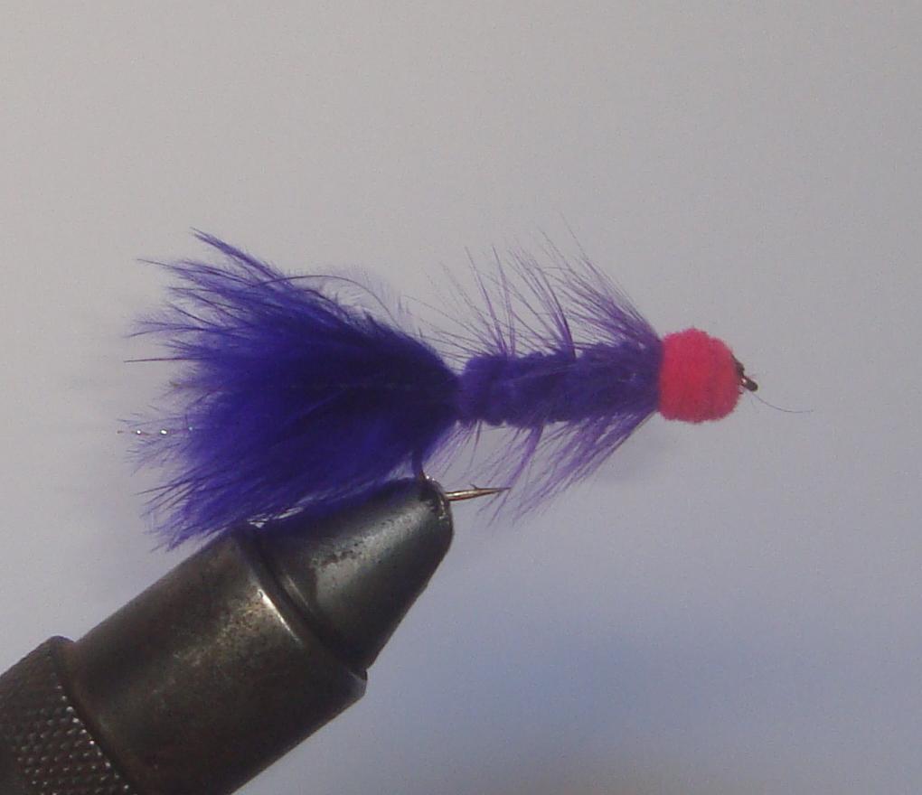 C/A FLIES EGG SUCK'N LEACH PURPL #4 (12) PINK-HEAD/PURPLE BODY