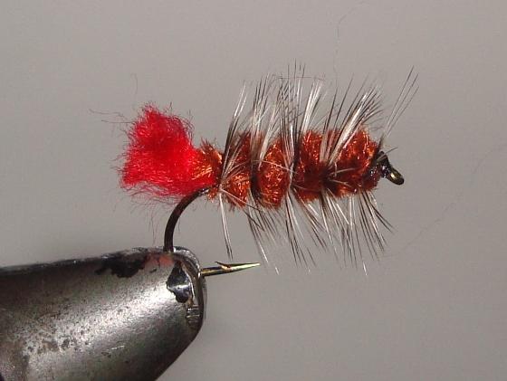 C/A FLIES  WOOLYWORM BROWN #6 (12)