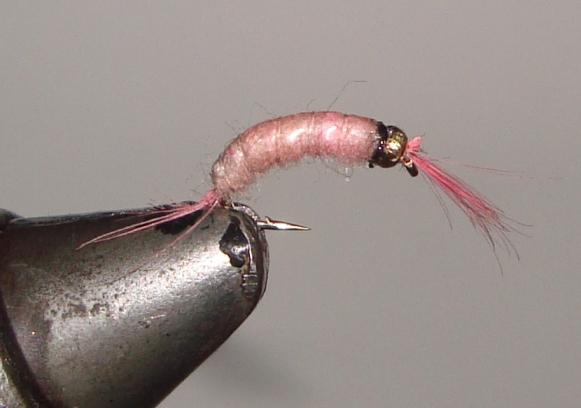 C/A FLIES  SCUD BEAD/HD PINK  #10 (12)