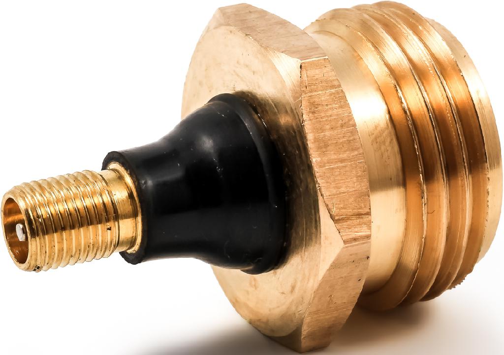 CAMCO BLOW OUT PLUG W/SCHRADER VALVE (BRASS)