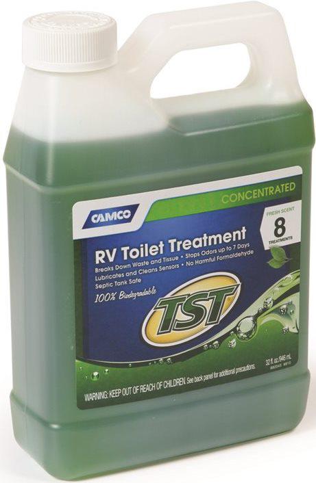 CAMCO TST HOLDING TANK CHEMICAL  32OZ (ELIMINATES ODORS & LUBRICATES SENSORS)