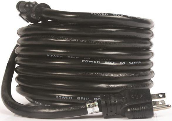 CAMCO 15 AMP 30' EXTENSION CORD  BLACK 125V/1875W  HEAVY DUTY 14GA