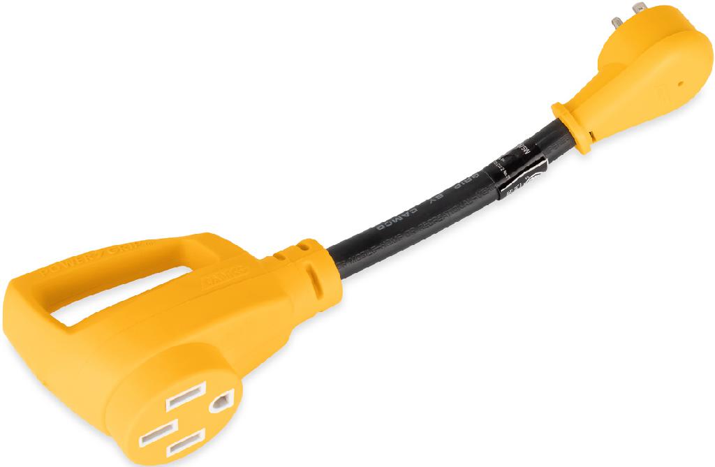CAMCO 15AM/50AF POWER GRIP 12' DOGBONE 15AMP MALE TO 50AMP FEMALE END