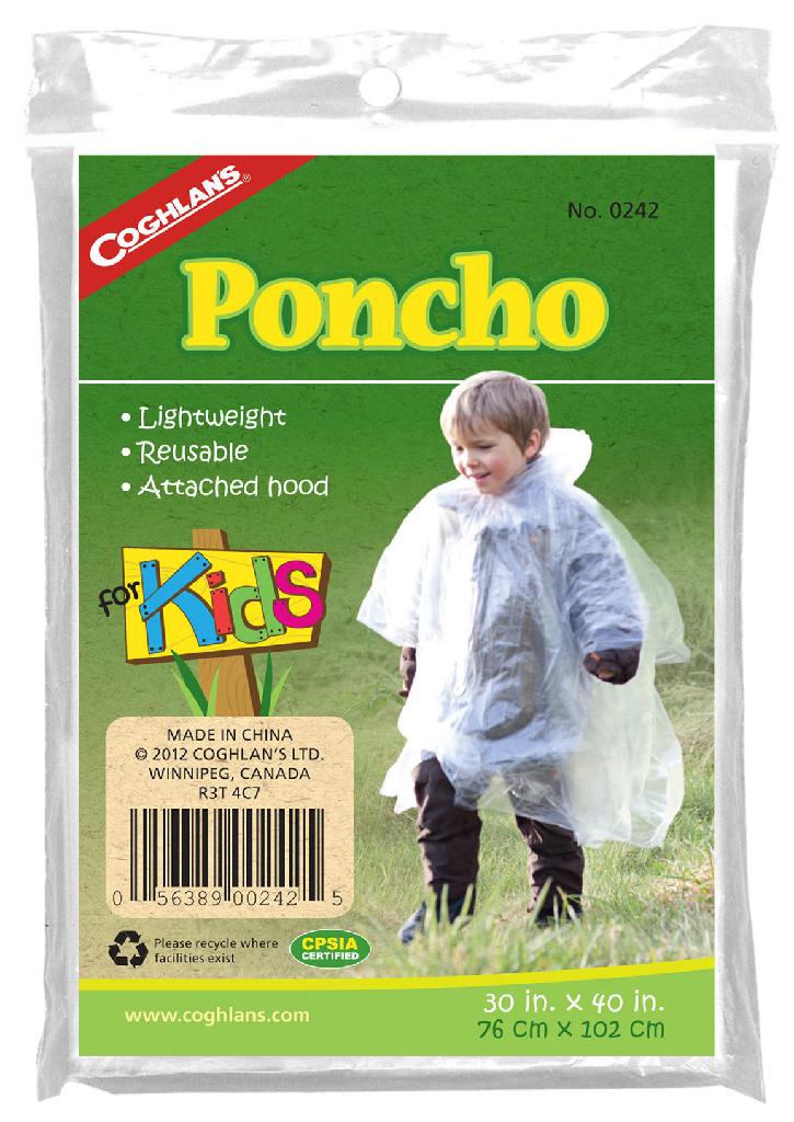COGHLAN'S FOR KIDS PONCHO      AGES 6+