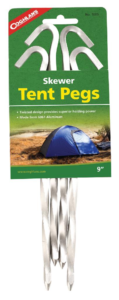 COGHLAN'S SKEWER TENT PEGS 9' (4PK)