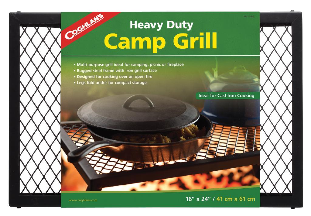 COGHLAN'S HVY DUTY CAMP GRILL 16'X24 (W/FOLDING LEGS) - COGHLAN'S