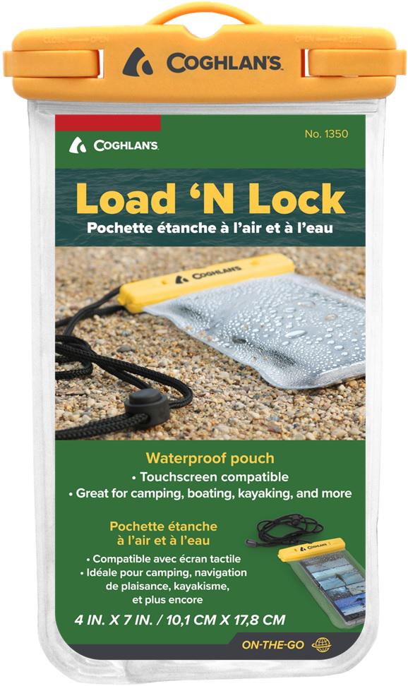 COGHLAN'S LOCK 'N LOAD WATERPROOF POUCH 4' X 6'