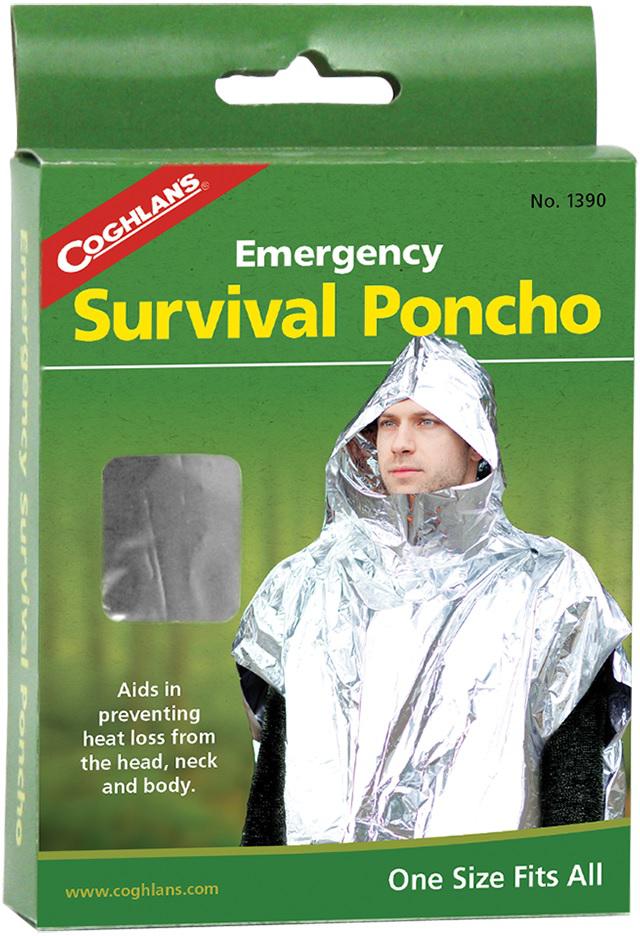 COGHLAN'S EMERGENCY SURVIVAL PONCHO - COGHLAN'S