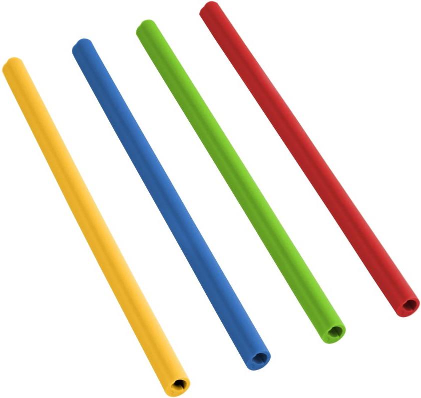 COGHLAN'S SILICONE STRAWS (4 PACK)