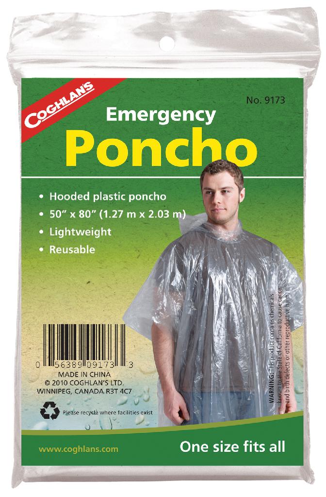 COGHLAN'S EMERGENCY PONCHO - COGHLAN'S