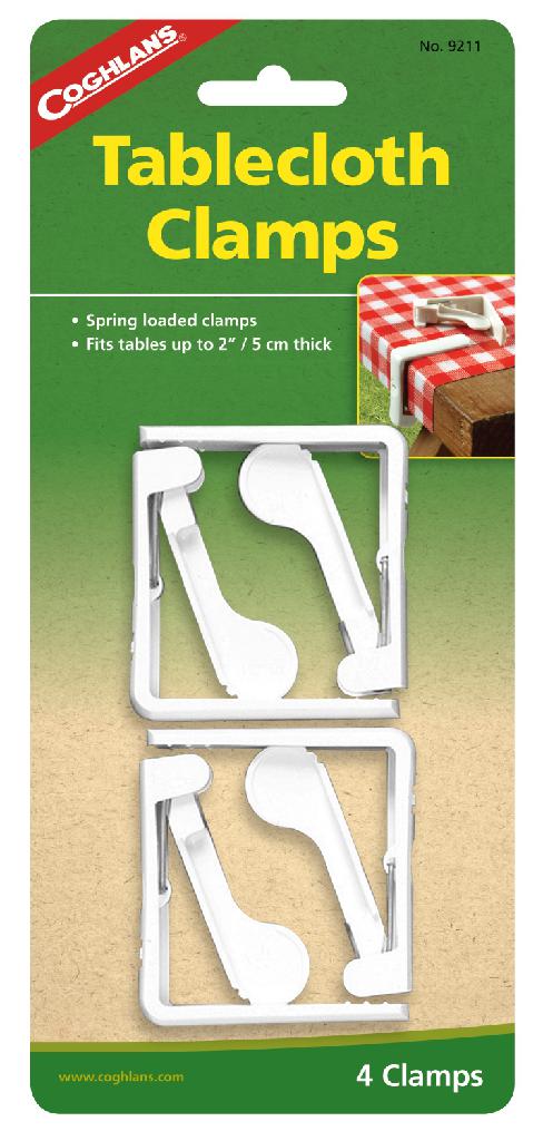 COGHLAN'S DELUXE TABLE CLOTH CLAMPS (4)