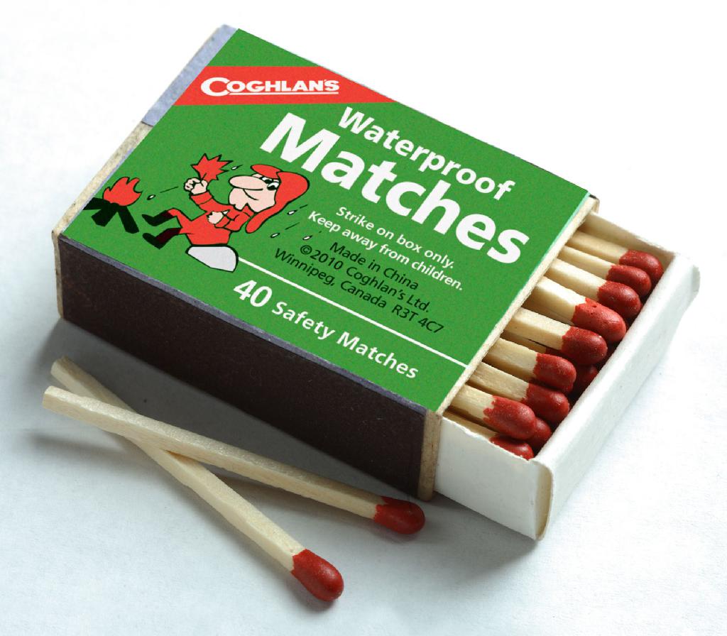 COGHLAN'S WATERPROOF MATCHES 4PK - COGHLAN'S