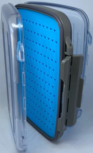 COLO/ANGLER SILICONE FLY BOX MEDIUM DOUBLE SIDED HOLDS 312 FLIES