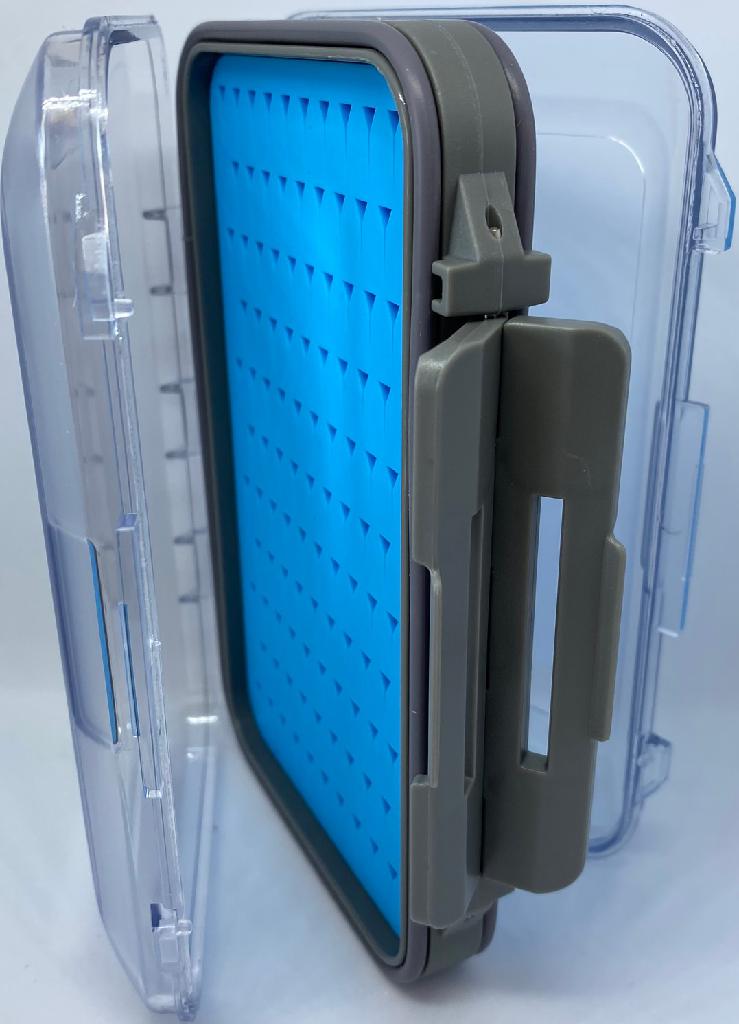 COLO/ANGLER SILICONE FLY BOX SMALL DOUBLE SIDED HOLDS 220 FLIES