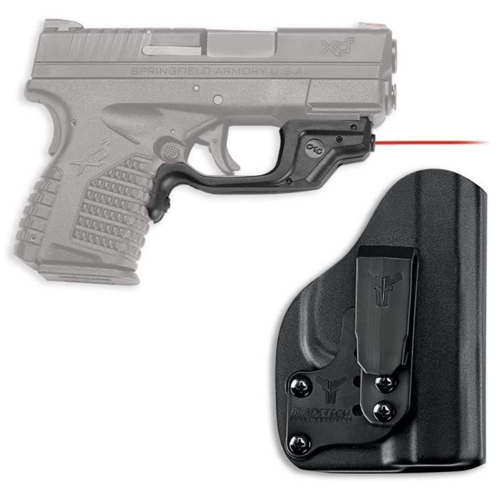 CRIMSON TRACE LG-469-HBT LASERGUARD RED LASER/BLADETECH HOLSTER  FOR XD-S