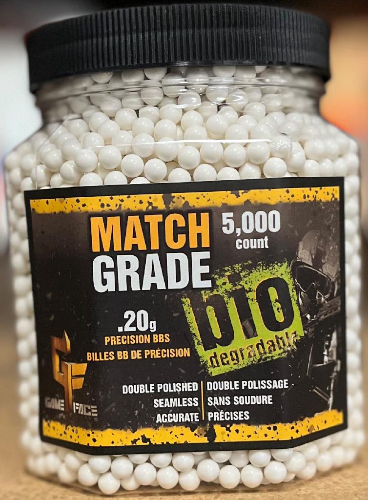 Crosman Match Grade White Bio Ammo 6mm 20gr 5000ct (Case of 3)