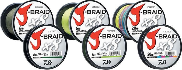 DAIWA J-BRAID 8X LINE 80#3000M DK.GREEN