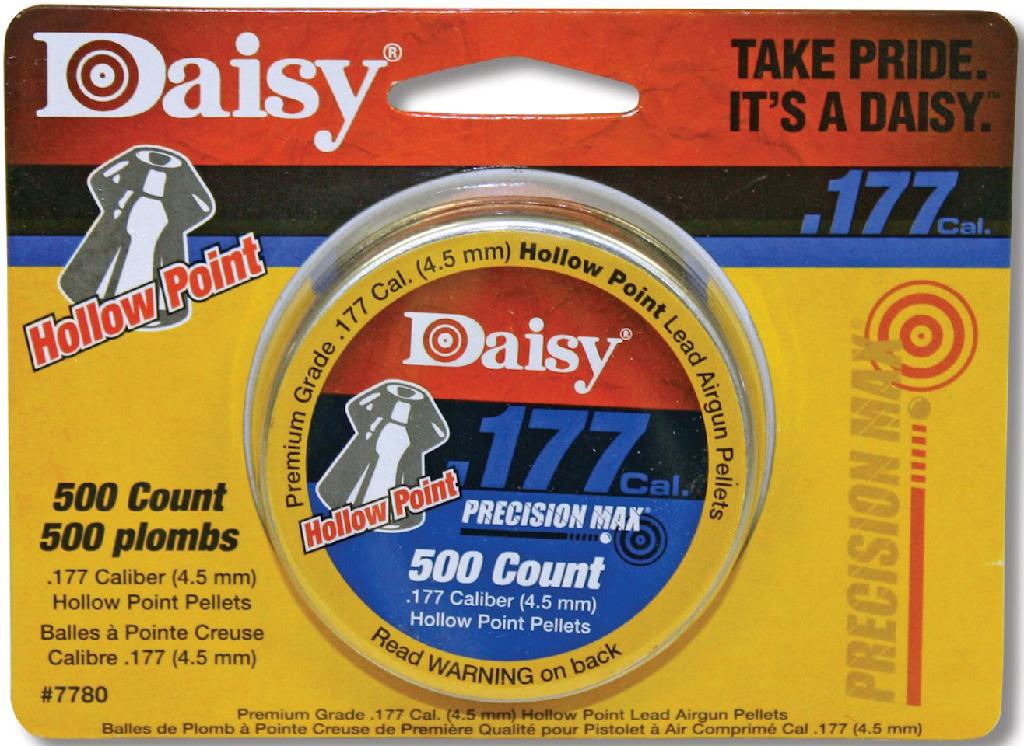 Daisy .177 Cal. Hollow Point Pellets in Tin - Daisy Manufacturing Co., Inc. - .177