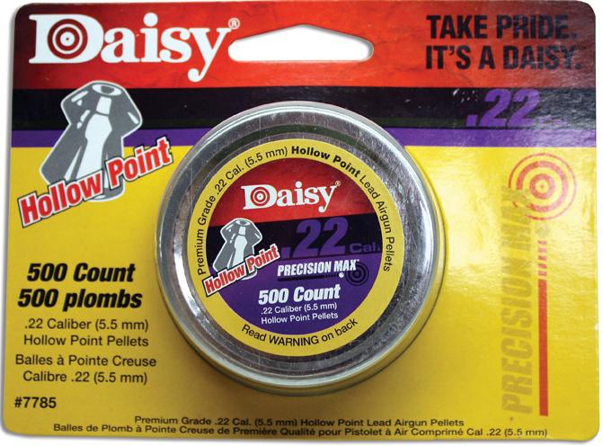 Daisy .22 Caliber Hollow Point Pellets - 500 Tin
