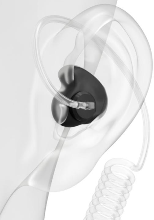 DECIBULLZ CUSTOM MOLDED RADIO EARPIECES +ISOLATION (REDUCES SOUND)