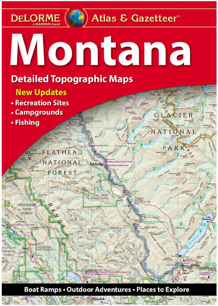DELORME ATLAS & GAZETEER  MONTANA