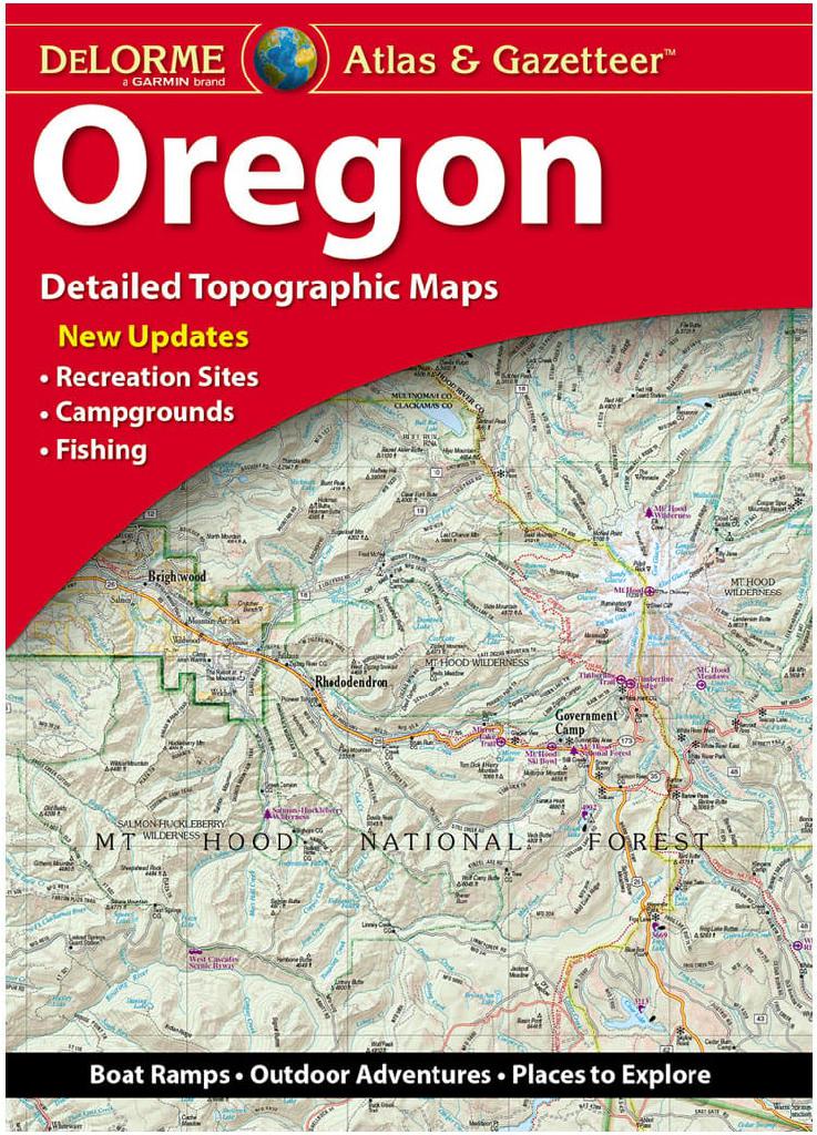 DELORME ATLAS & GAZETEER  OREGON