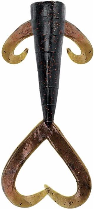 DELTA DOUBLE FIN TAIL 8'(2PK) MOTOR OIL