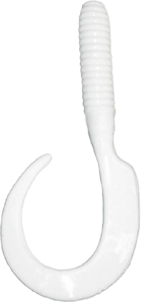 DELTA CURLY TAIL 8'(25PK) WHITE