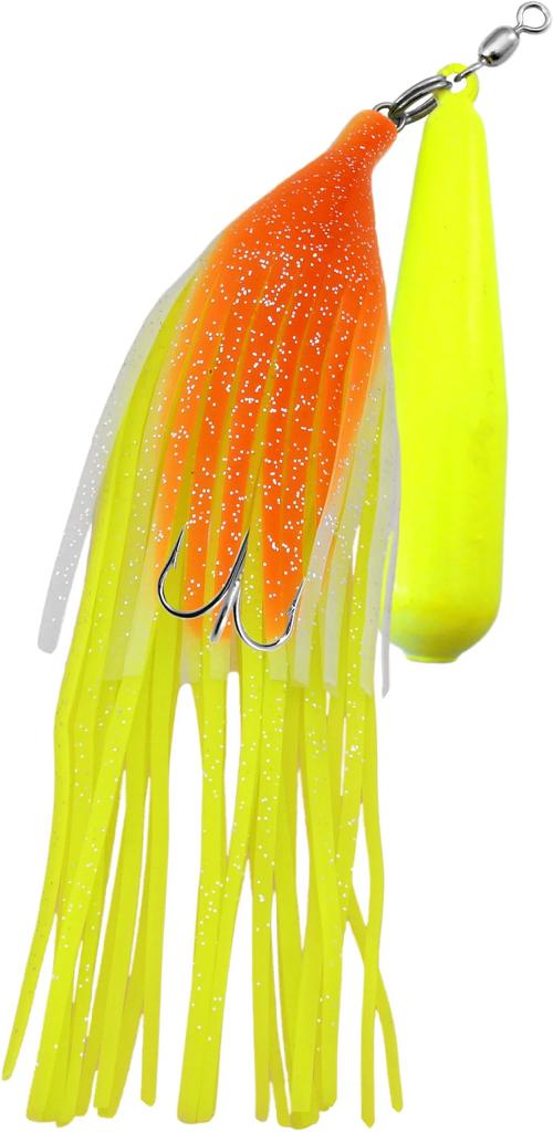 DELTA GIANT SKIRT JIG 15oz ORANGE/GLOW